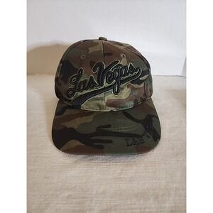 Las Vegas Camo Baseball Style Hat Cap Adjustable 100% Cotton